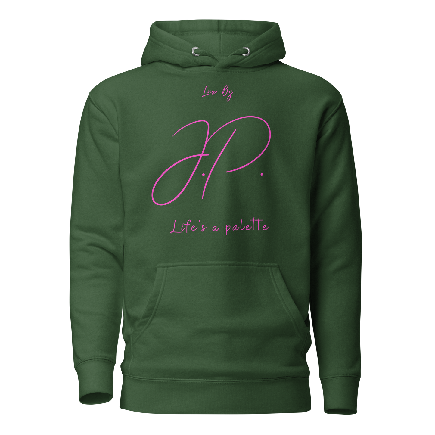 Lux. Hoodie - Forest Green - Life's a palette edition