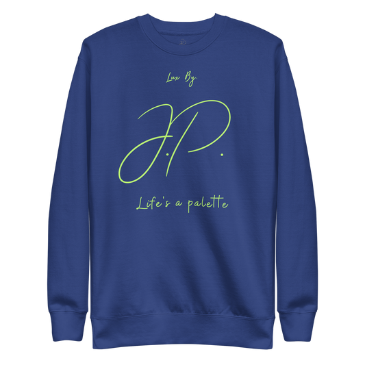 Lux. Sweatshirt – Königsblau – Life's a Palette Edition