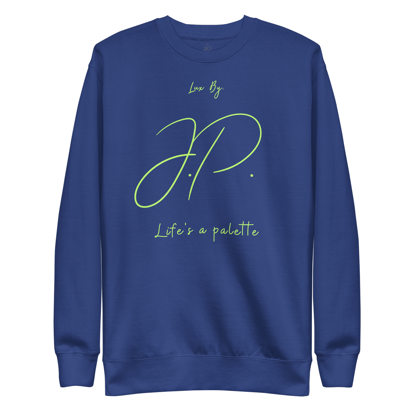 Lux. Sweatshirt – Königsblau – Life's a Palette Edition