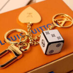 Louis Vuitton Game On Dice And Heart Bag Charm And Key Holder MP2913 White