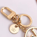 Louis Vuitton LV Circle Bag Charm & Key Holder M68000 Golden