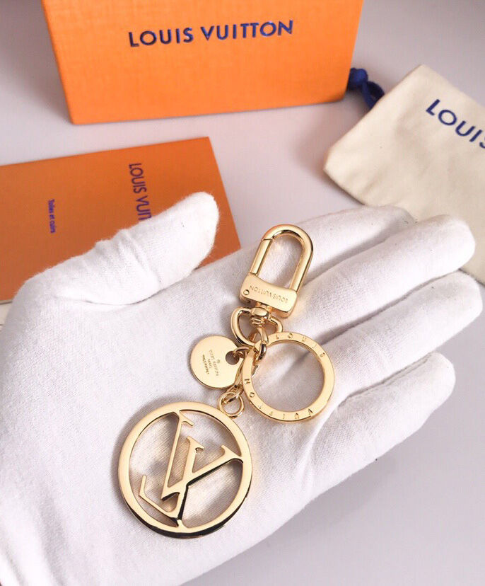 Louis Vuitton LV Circle Bag Charm & Key Holder M68000 Golden