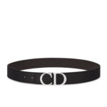 Christian Dior Reversible Belt Strap Black