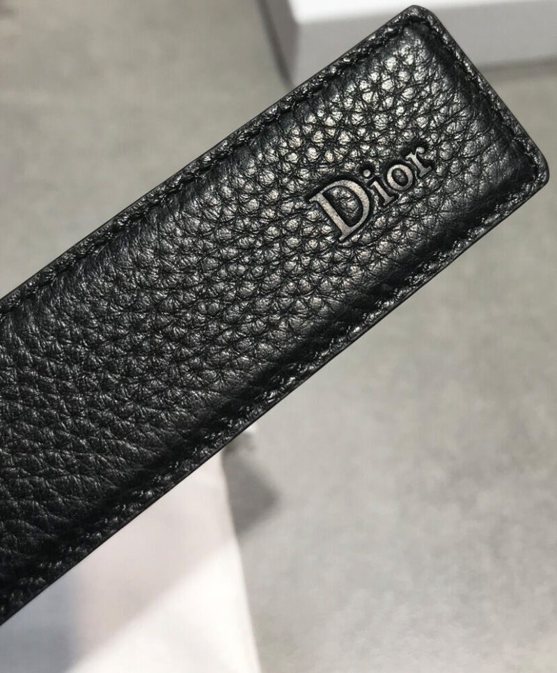 Christian Dior Reversible Belt Strap Black