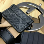 Gucci GG Supreme belt with G buckle 370543 Black