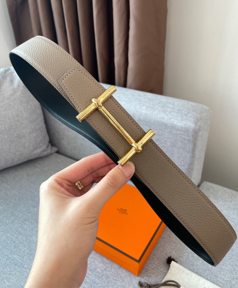 Hermes H D'ancre Belt Buckle & Reversible Leather Strap 38mm