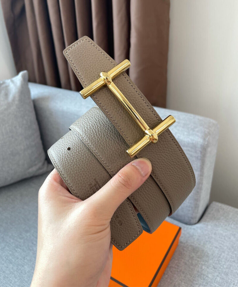 Hermes H D'ancre Belt Buckle & Reversible Leather Strap 38mm