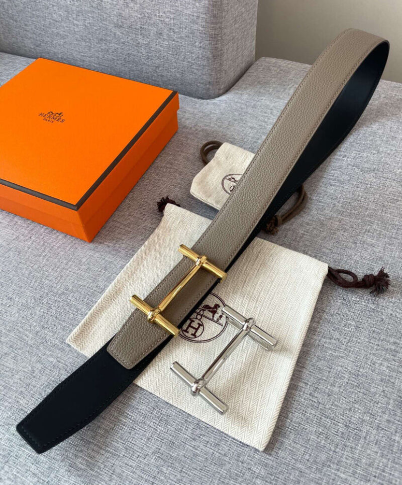 Hermes H D'ancre Belt Buckle & Reversible Leather Strap 38mm