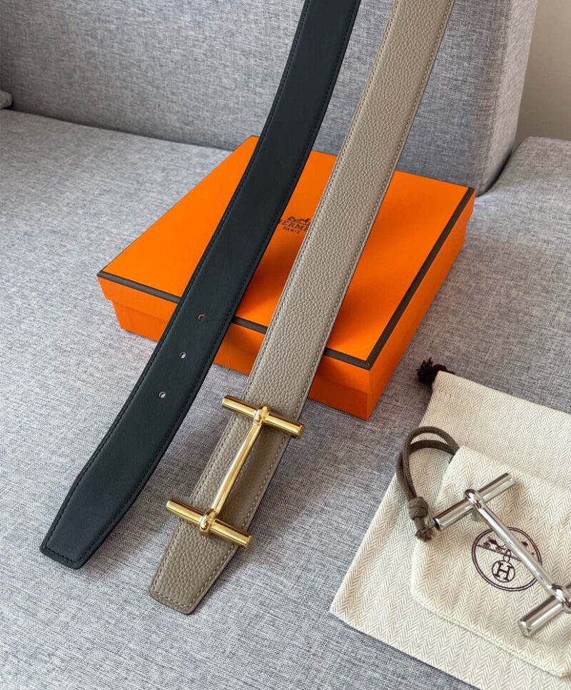 Hermes H D'ancre Belt Buckle & Reversible Leather Strap 38mm