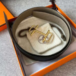 Hermes H D'ancre Belt Buckle & Reversible Leather Strap 38mm