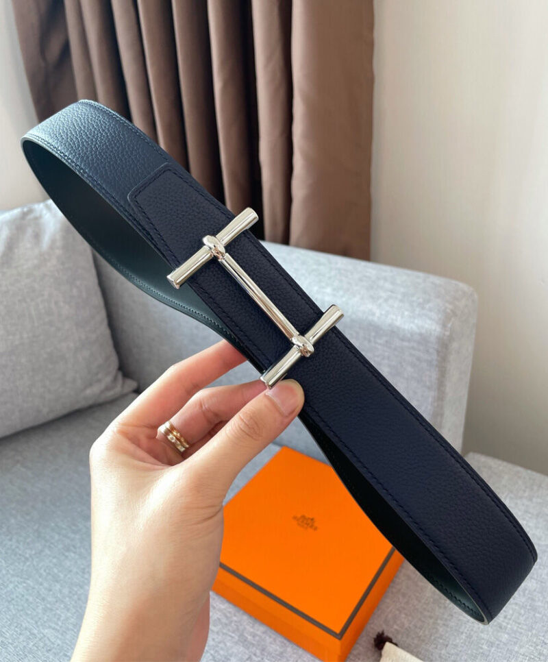 Hermes H D'ancre Belt Buckle & Reversible Leather Strap 38mm
