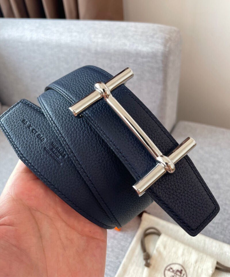 Hermes H D'ancre Belt Buckle & Reversible Leather Strap 38mm