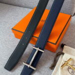 Hermes H D'ancre Belt Buckle & Reversible Leather Strap 38mm