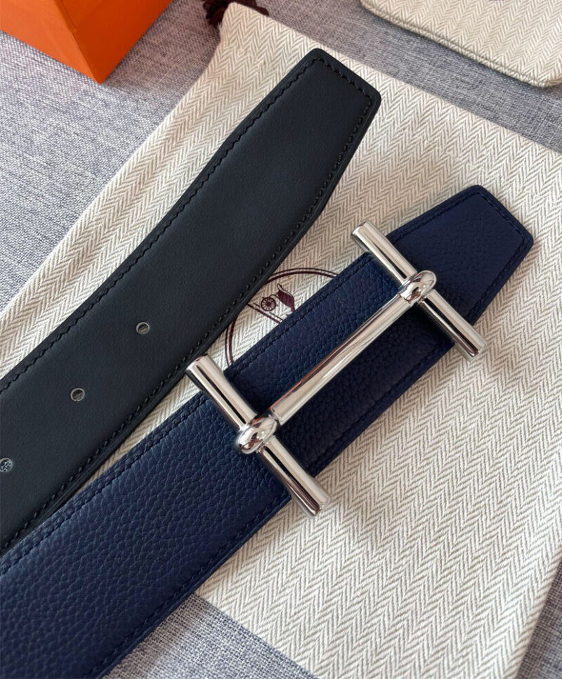 Hermes H D'ancre Belt Buckle & Reversible Leather Strap 38mm