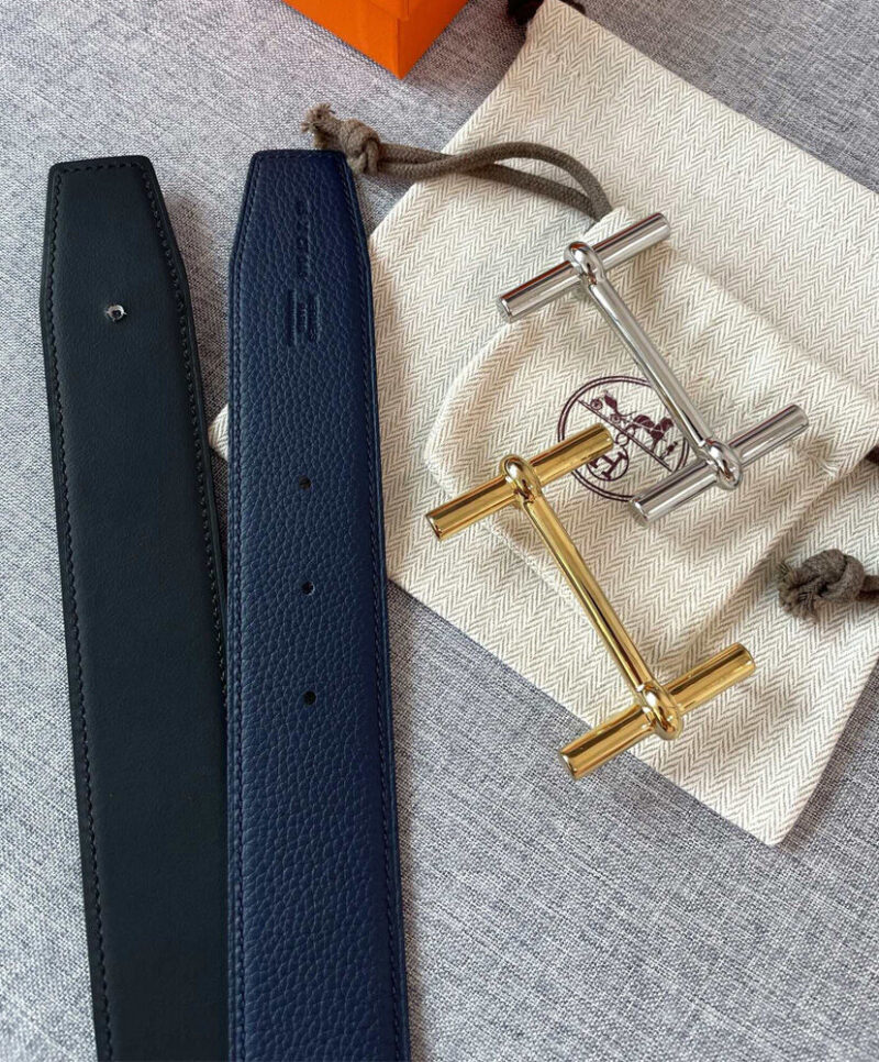 Hermes H D'ancre Belt Buckle & Reversible Leather Strap 38mm