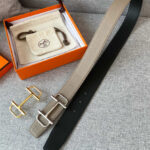 Hermes Royal Belt Buckle & Reversible Leather Strap 38mm
