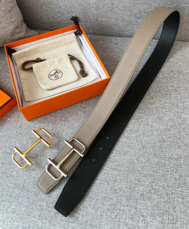Hermes Royal Belt Buckle & Reversible Leather Strap 38mm