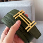 Hermes H Au Carre Belt Buckle & Reversible Leather Strap 32mm
