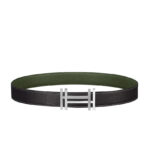Hermes H Au Carre Belt Buckle & Reversible Leather Strap 32mm