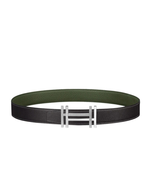 Hermes H Au Carre Belt Buckle & Reversible Leather Strap 32mm