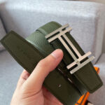 Hermes H Au Carre Belt Buckle & Reversible Leather Strap 32mm