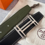 Hermes H Au Carre Belt Buckle & Reversible Leather Strap 32mm