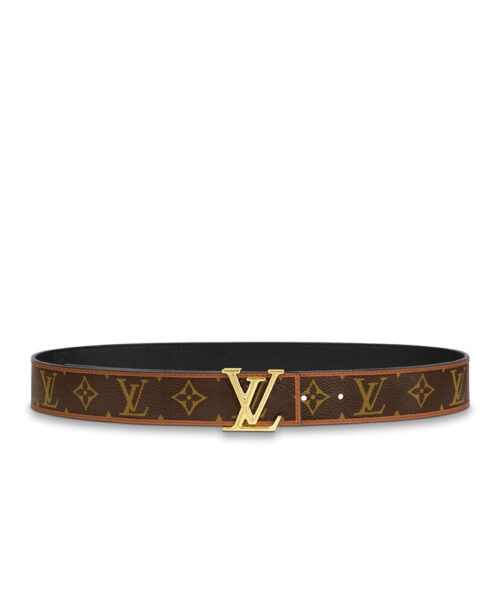 Louis Vuitton LV Chain 30mm Reversible Belt Brown