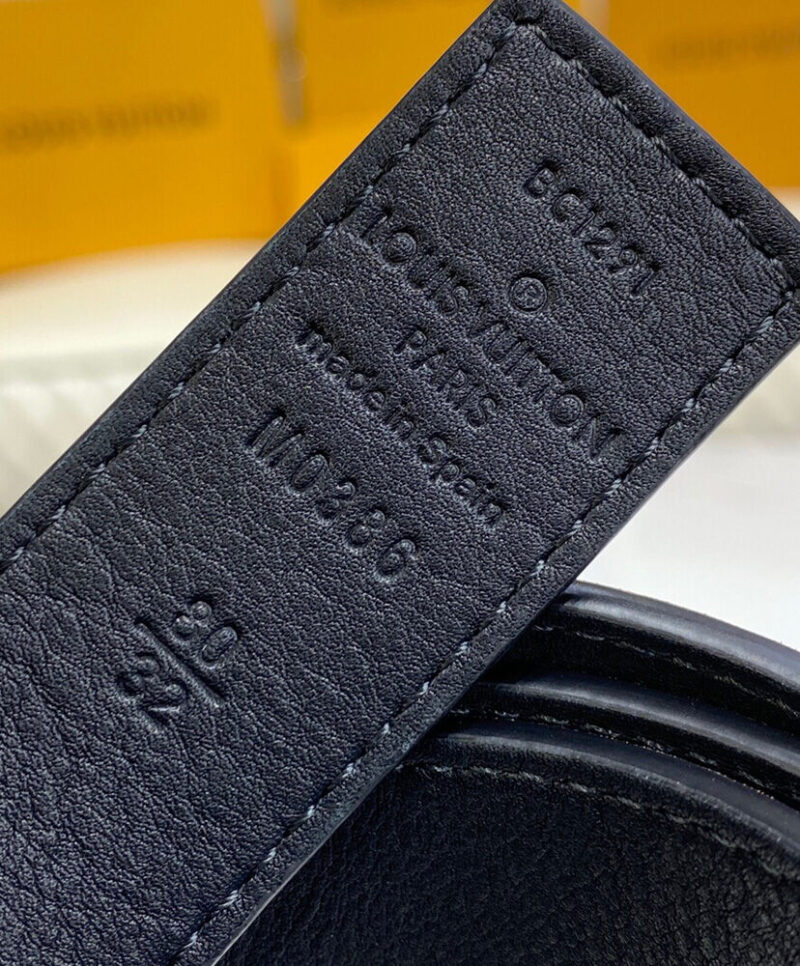 Louis Vuitton LV Chain 30mm Reversible Belt Brown