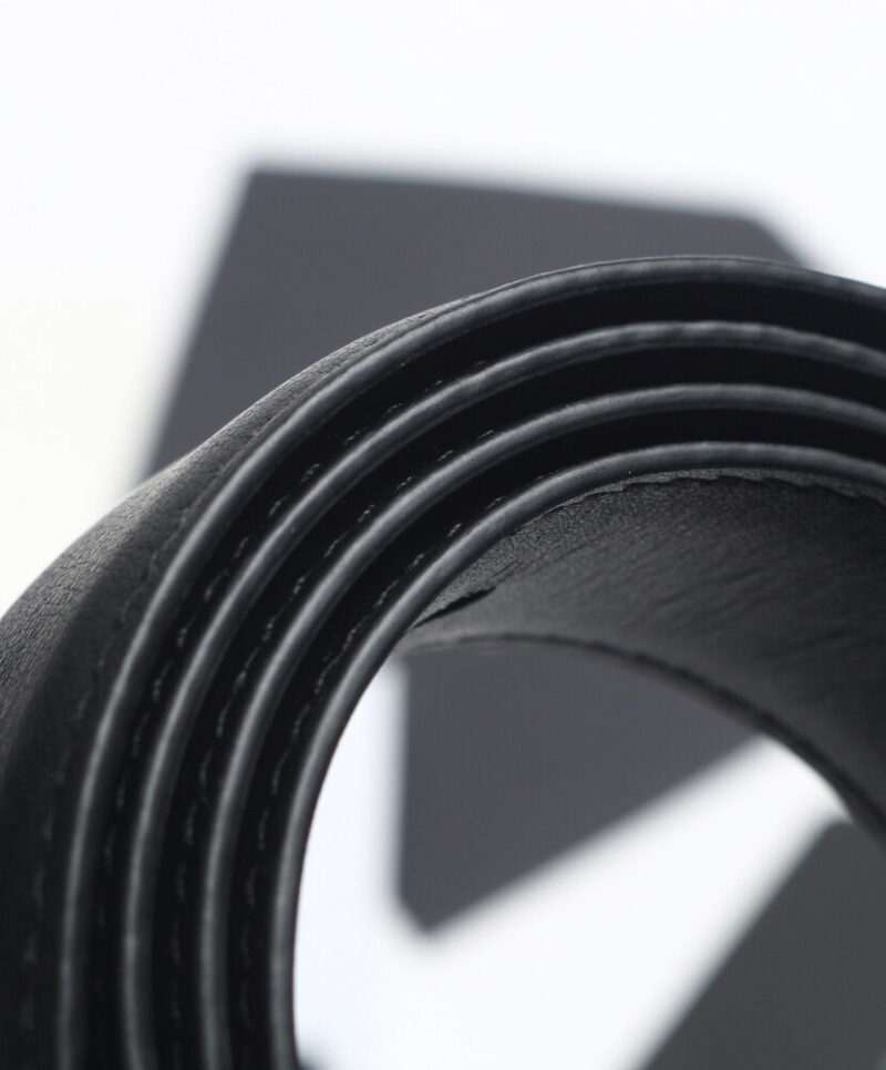 Saint Laurent Monogram Belt With Square Buckle Black