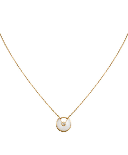 Cartier Women's Amulette De Cartier Necklace, XS Model White