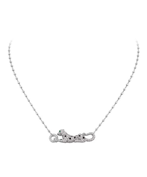 Cartier Panthere De Cartier Necklace Silver