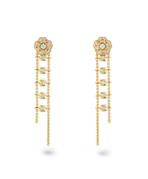 Chanel Bouton De Camelia Transformable Earrings J12837