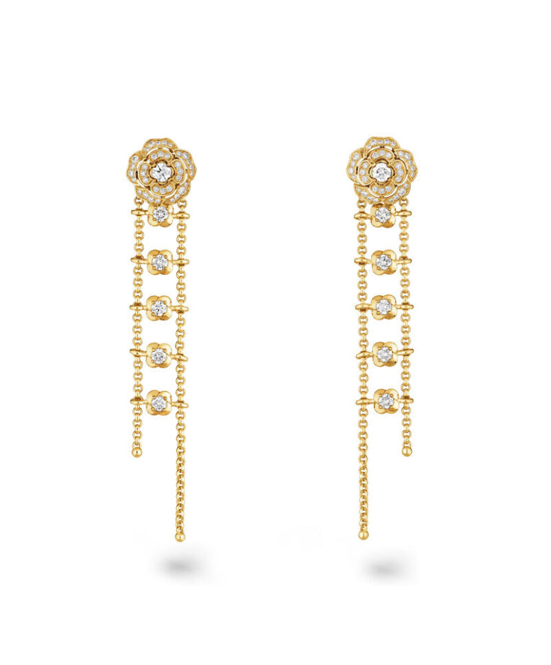 Chanel Bouton De Camelia Transformable Earrings J12837