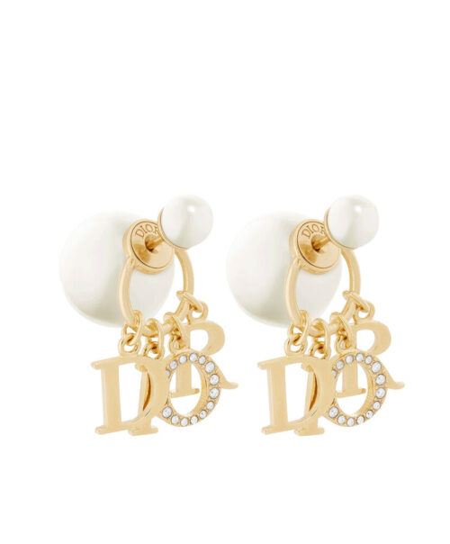 Christian Dior Women's Dior Tribales Earrings Golden