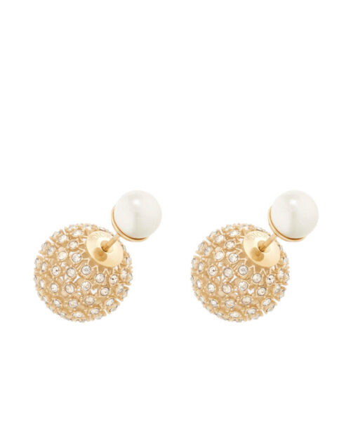 Christian Dior Women's Dior Tribales Earrings Golden