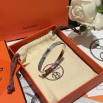 Hermes Kelly Bracelet, Small Model Silver