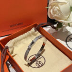 Hermes Kelly Bracelet, Small Model Silver