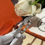 Hermes Kelly Bracelet, Small Model Silver