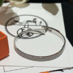 Hermes Kelly Bracelet, Small Model Silver