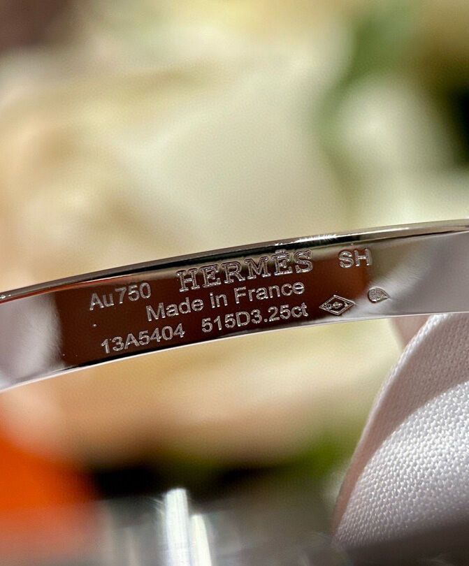 Hermes Kelly Bracelet, Small Model Silver