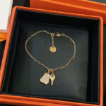 Hermes Kelly Clochette Bracelet, Small Model Golden