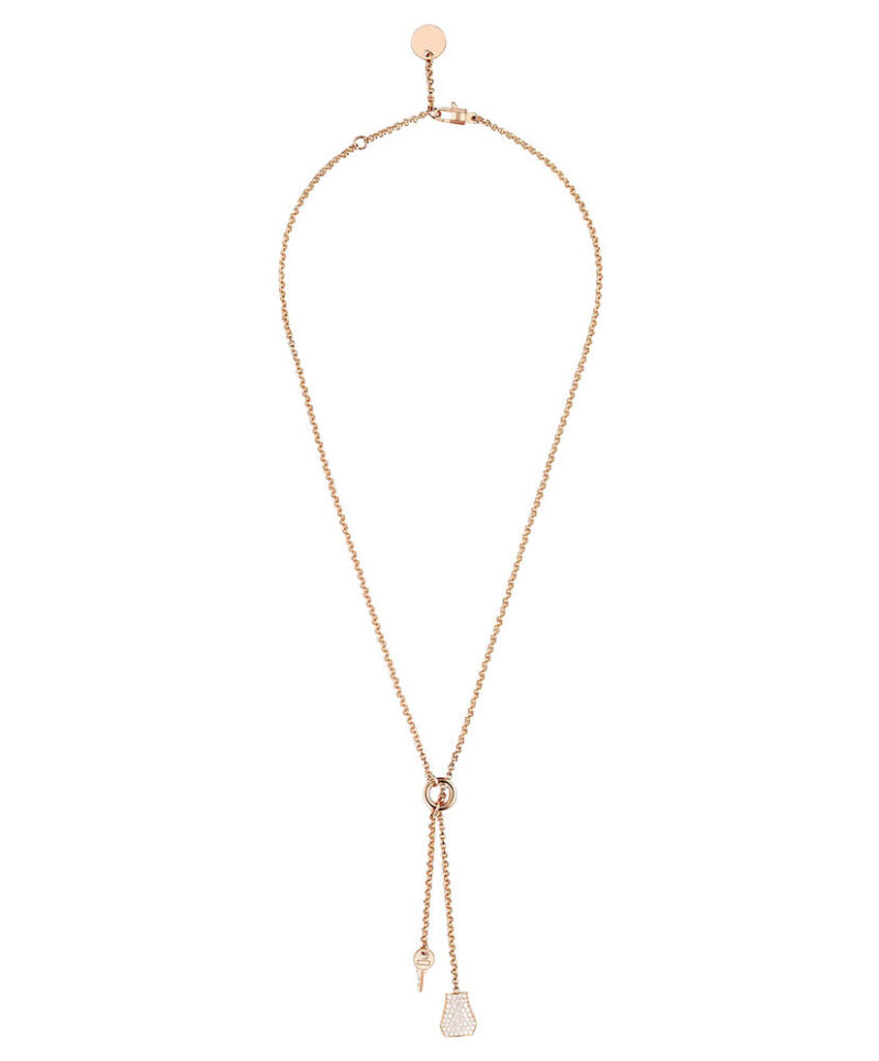 Hermes Kelly Clochette Necklace, Small Model Golden