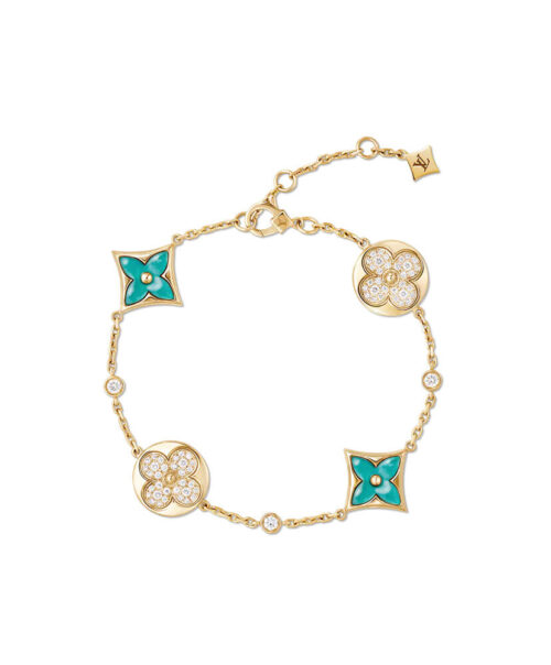 Louis Vuitton Colour Blossom BB Multi-Pattern Bracelet Q05979 Blue