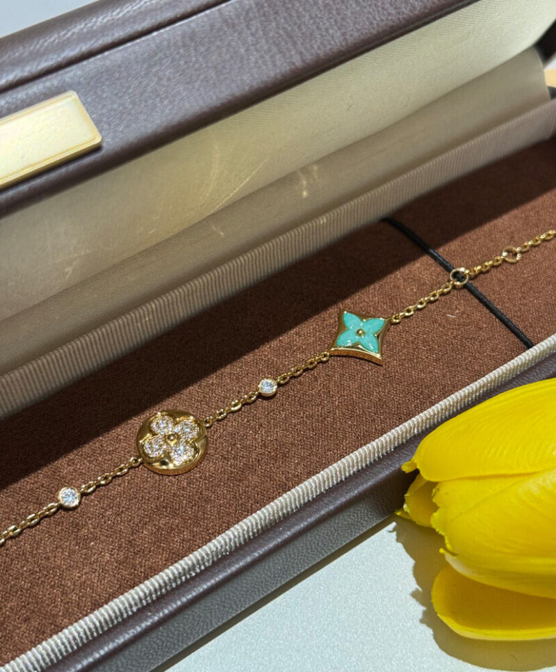 Louis Vuitton Colour Blossom BB Multi-Pattern Bracelet Q05979 Blue