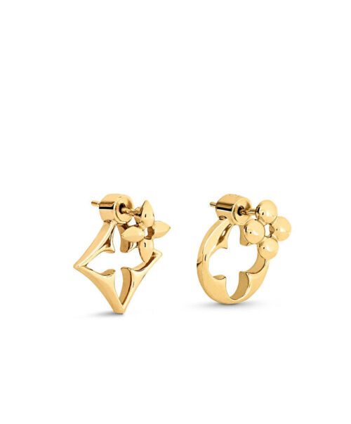 Louis Vuitton Women's LV Flowergram Earrings Golden
