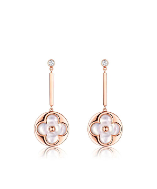 Louis Vuitton Colour Blossom Sun Long Earring Q96421 Red