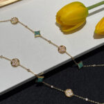 Louis Vuitton Color Blossom BB Multi-Pattern Long Necklace Q94887 Blue