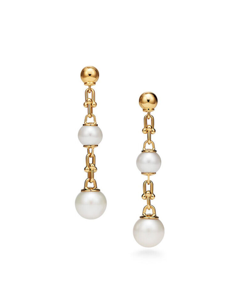Tiffany Triple Drop Link Earrings