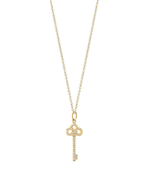 Tiffany Women's Fleur De Lis Key Golden