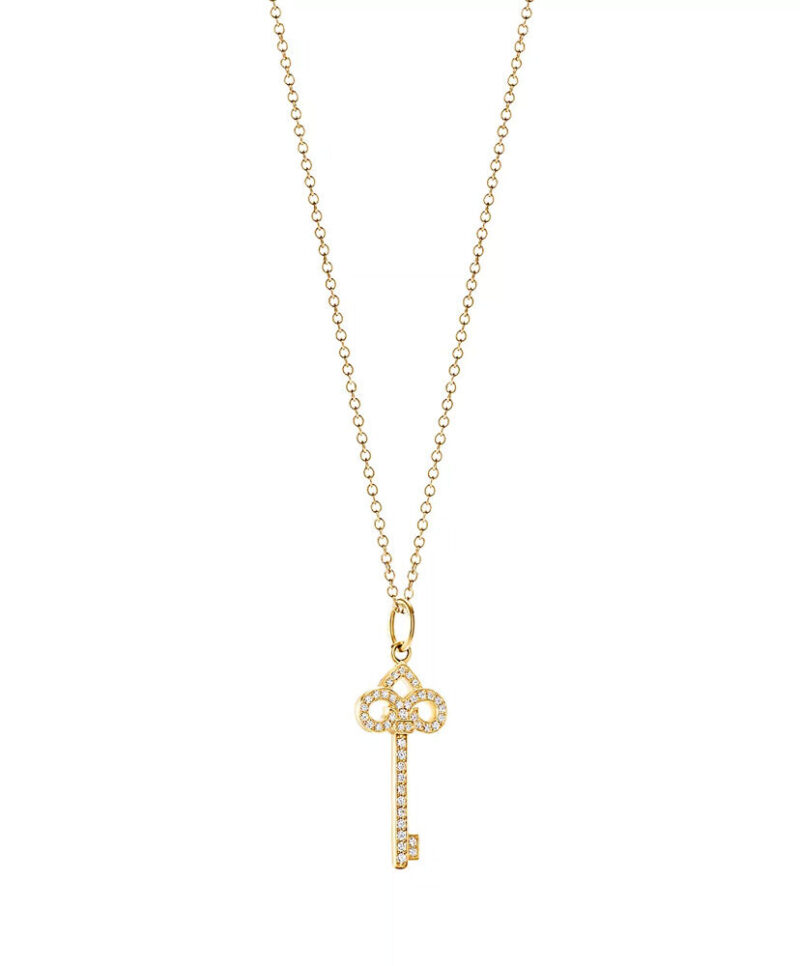Tiffany Women's Fleur De Lis Key Golden